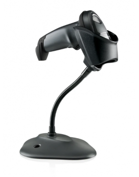 Zebra Li2208 1D barcode scanner reader + stand