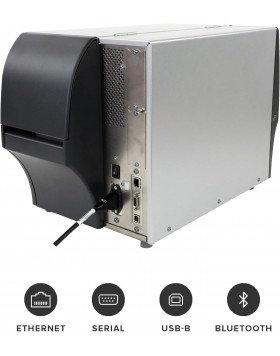 Zebra ZT411 thermal transfer industrial label printer USB + network