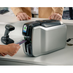 Zebra ZC300 ID card printer dual sided