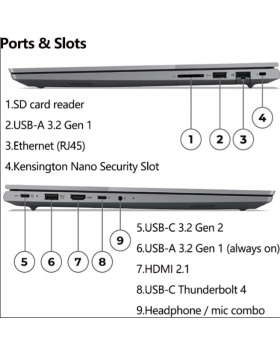 Lenovo thinkbook 16 G7 core ultra 7, 8GB ddr5, 512GB ssd, ARC graphics, 16 inch 21MS000NGQ