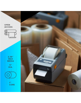 Zebra ZD411 2-inch advanced direct thermal desktop label printer