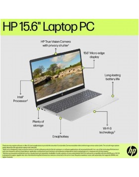 HP 15 laptop 15", i5 13th, 8gb ram, 512gb ssd, iris xe graphics, fd0149ne