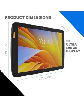 Zebra ET45 10-inch Android rugged tablet with 2D barcode scanner