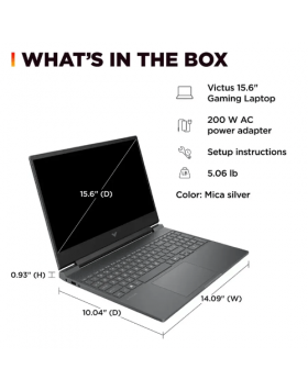 HP Victus i5 8/512 RTX 3050 15.6″ Win11 15-FA2013dx