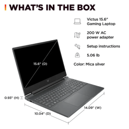 HP Victus i5 8/512 RTX 3050 15.6″ Win11 15-FA2013dx