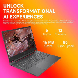 HP laptop Victus Ryzen 7 16GB 512GB SSD RTX 4050 15.6″ Win11 fb3093dx