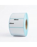 Thermal labels roll size 40x25mm (1000 labels/roll)
