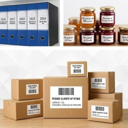 Thermal labels roll size 40x25mm (1000 labels/roll)