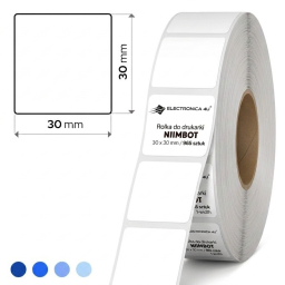 30*30 Polypropylene (water proof, tear proof and oil proof) thermal labels 965/roll