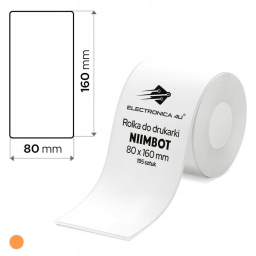 80*160 Polypropylene (water proof, tear proof and oil proof) thermal labels 195/roll