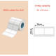 30*20 (2L) Polypropylene (water proof, tear proof and oil proof) thermal labels 2600/roll