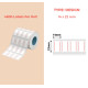 14*22 (4L) double red Polypropylene (water proof, tear proof and oil proof) thermal labels 4800/roll