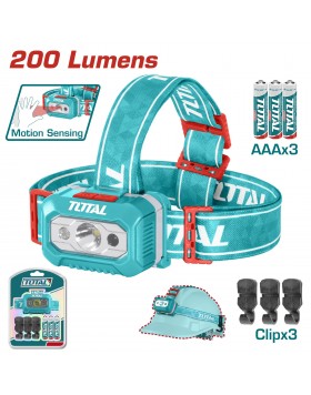 200 Lumens headlight TOTAL...